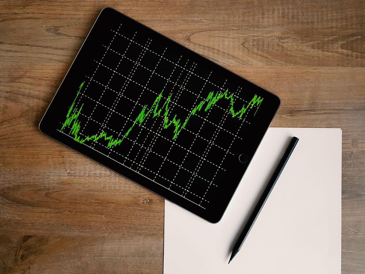 Live market data on a tablet